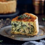 Киш со шпинатом и курицей