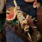 шашлычки якитори из кальмаров