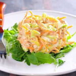 Салат с куриной грудкой и корейской морковью