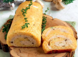 Сырный рулет с курицей