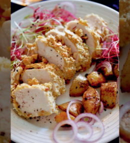 Куриные грудки в арахисовой панировке