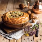 пирог с картофелем и грибами