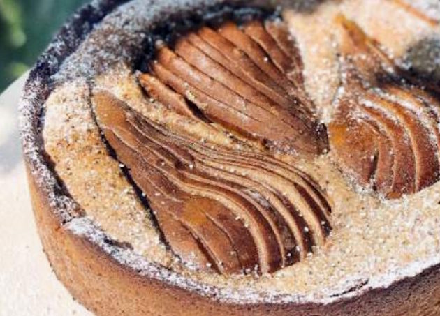 Пирог с грушей и грецким орехом Пирог с грушей и грецким орехом