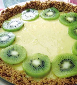 Пирог с киви и лаймом