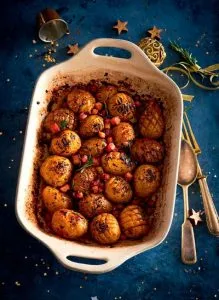 праздничный гарнир из запеченного картофеля