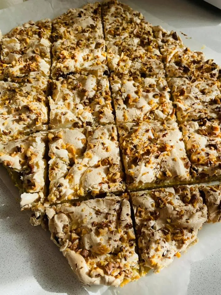 лимонное печенье с безе как готовить