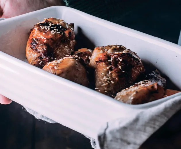 куриные голени с мандариновым вкусом