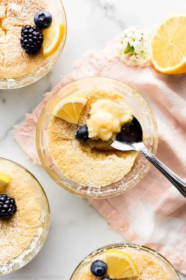 Lemon Pudding Cakes 2