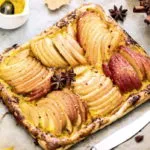 Пирог с яблоками и лимонным курдом