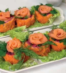 Порционный салат «по-царски»