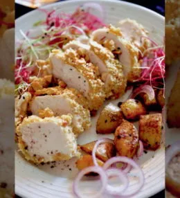 Куриные грудки в арахисовой панировке