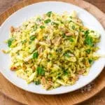 Салат из капусты с арахисом