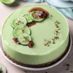 Лаймовый чизкейк без выпекания