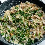 Строганов из индейки в кляре