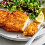 Куриный шницель в сырной панировке