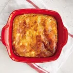 Заливной пирог с сыром, яйцом и зеленым луком