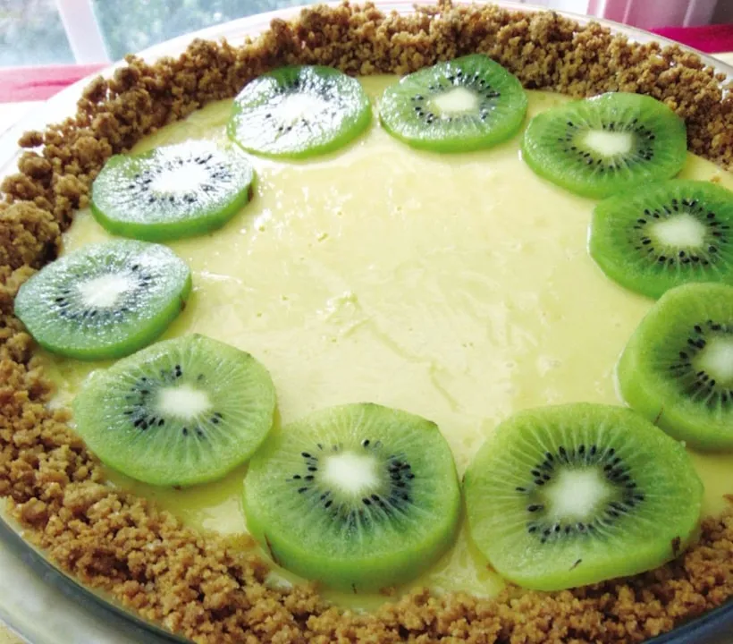Пирог с киви и лаймом